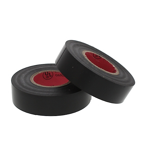 H.B. Smith 3/4 in. x 60 ft. Vinyl Electrical Tape, Black, 2-Pack