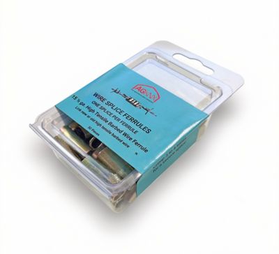 Image showing  High-Tensile Barbed Wire Ferrules, 15-1/2 Ga., 50 pk.