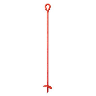 Screw In Earth Anchor Clothes Dryer Pole Base Plastic Ground Spike for Rotary Washing Line Beach Parasol Holder Soil Stand 