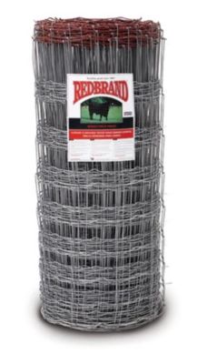 Image showing 330 ft. x 39 in. 12.5 Gauge Monarch General Purpose Field Metal Wire Fence, 6 in. Vertical Stays