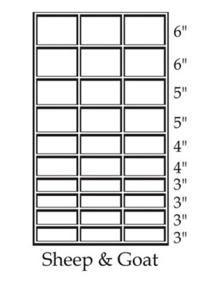 42 in. x 16 ft. Galvanized Sheep and Goat Panel