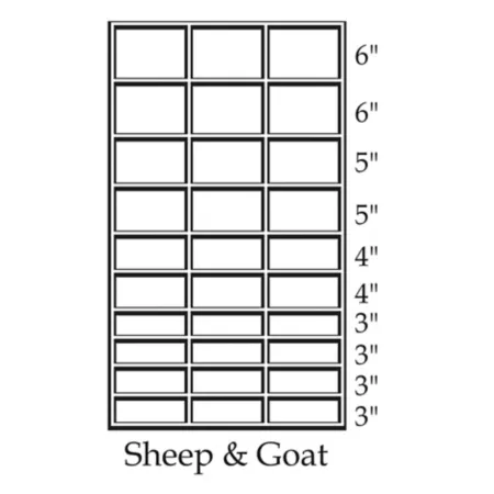 42" x 16' Galvanized Sheep and Goat Sign Feedlot Panels