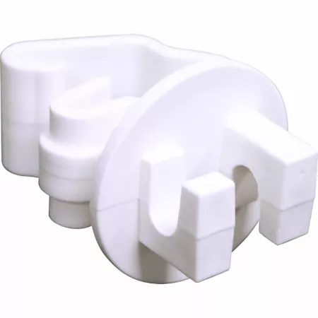 Centaur Sure-Fit T-Post Insulators for White Lightning Electric Coated Metal Fence White 25 Pack Electric Fence Insulators