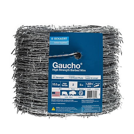 Bekaert 1,320 ft. 15.5 Gauge 2-Point Gaucho High-Tensile Barbed Wire