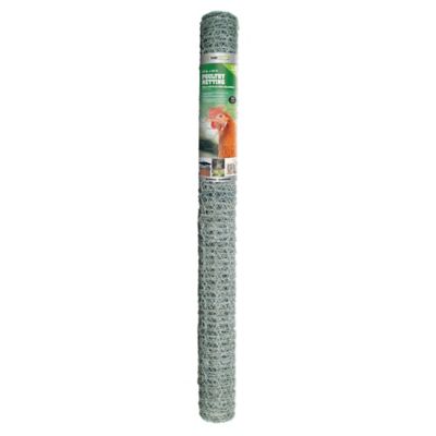 YARDGARD 1 in. Mesh x 24 in. x 50 ft. Galvanized Hex Poultry Netting/Chicken Wire