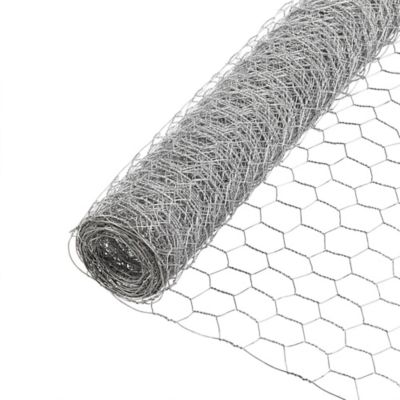 Silver Galvanized Welded Cage Wire 23 Gauge Fence Mesh Roll Garden Plant for Poultry Netting Square Chicken Wire Snake Fencing etc iMeshbean Hardware Cloth 24-Inch x 50-Foot,1/4 inch in Mesh