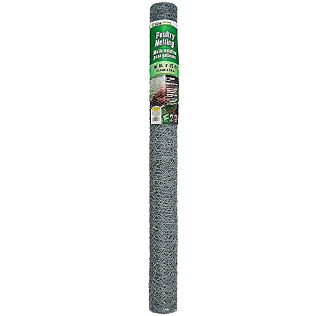 YARDGARD 1 in. Mesh x 36 in. x 25 ft. Poultry Netting/Chicken Wire