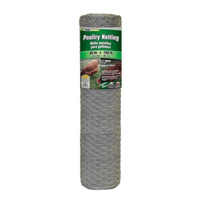 YARDGARD 1 in. Mesh x 36 in. x 150 ft. Poultry Netting/Chicken Wire