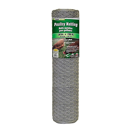 YARDGARD 1 in. Mesh x 36 in. x 150 ft. Poultry Netting/Chicken Wire