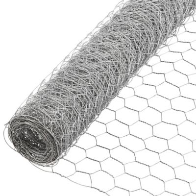 Galvanised Wire Chicken Netting Mesh Hexagonal Fencing Net Rabbit Aviary Pets 
