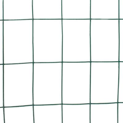 Image showing 50 ft. 2 in. x 3 ft. x 3 in. Mesh 16-Gauge Green Vinyl Welded Wire