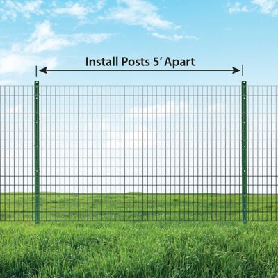 Image showing 5 ft. x 3.35 in. Light-Duty Fence Post