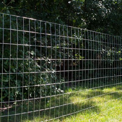 Image showing  25 ft. x 3 ft. 1 in. x 2 in. Mesh 16-Gauge Galvanized Cage Wire