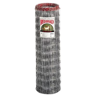 Red Brand 4 in. Mesh 10-Gauge Square Deal Goat and Sheep Wire Fence, 330 ft. x 48 in.