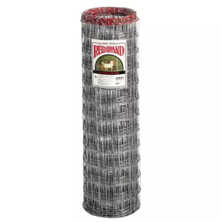 Red Brand Square Wire Fence for Goats and Sheep 4 in Mesh 10 Gauge 330 ft x 48 in. Sheep & Goat Fencing