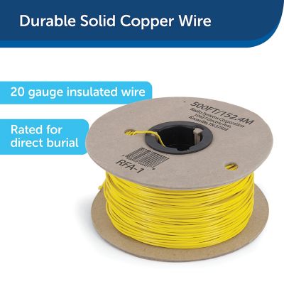 Image showing  500 ft. Extra In-Ground Fence Boundary Wire and Training Flags