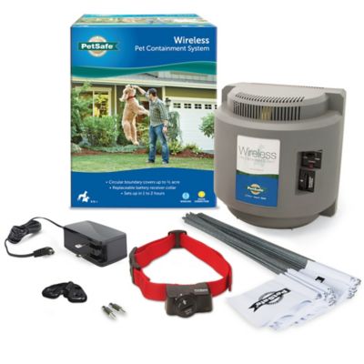 PetSafe Wireless Fence Pet Containment System, Covers up to 1/2 Acre Fence