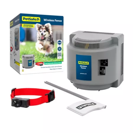 Pet Containment System with 1/2 Acre PetSafe Wireless Fence Wireless Fencing