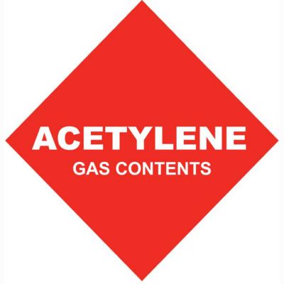 Thoroughbred #1 Size Acetylene Gas Contents, 10 cu. ft., (MC) Contents Only