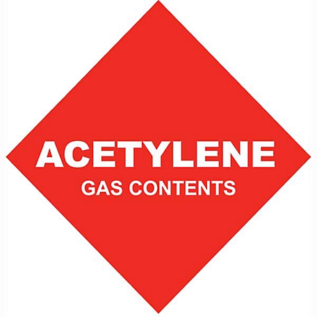 Thoroughbred #1 Size Acetylene Gas Contents, 10 cu. ft., (MC) Contents Only