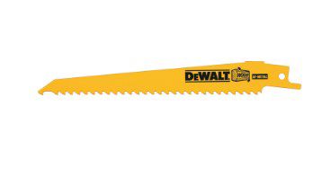 Image showing  9 in. 6 TPI Taper-Back Bi-Metal Wood Cutting Reciprocating Saw Blades, 5-Pack