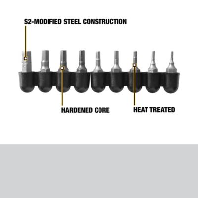 Image showing Hex Bit Tip Set, 9 pc.