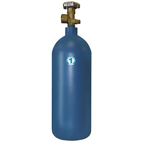 Thoroughbred #1 Size Argon Gas Cylinder, 20 cu. ft., Cylinder Only