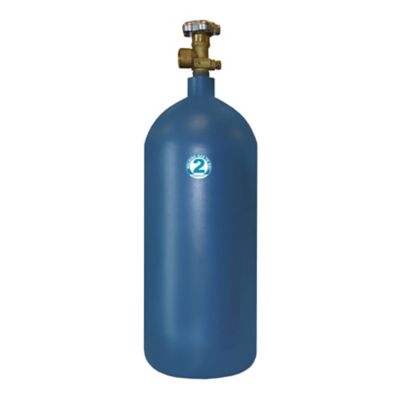 Thoroughbred Argon Gas Cylinder, #2 Size, 40 cu. ft.