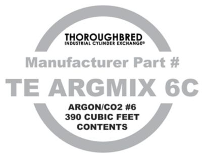 Image showing  Argon Gas Contents, #6 Size, 330 cu. ft., Contents Only