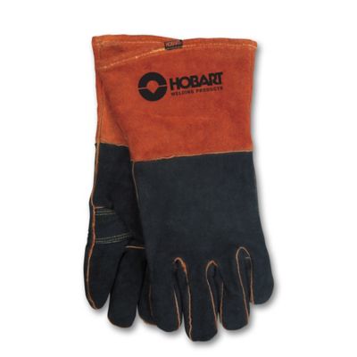 Hobart Deluxe Rust Black Welding Gloves Xl 770439 At Tractor Supply Co