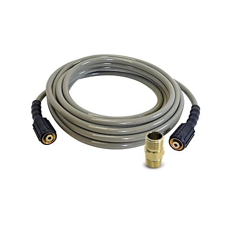 SIMPSON 5/16 in. x 25 ft. 3,700 PSI Cold Water Pressure Washer Replacement Extension Hose, 41108