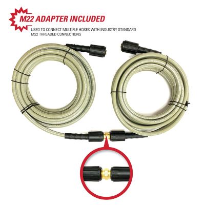 Image showing  5/16 in. x 25 ft. Cold Water Pressure Washer Replacement Extension Hose, 3,700 PSI
