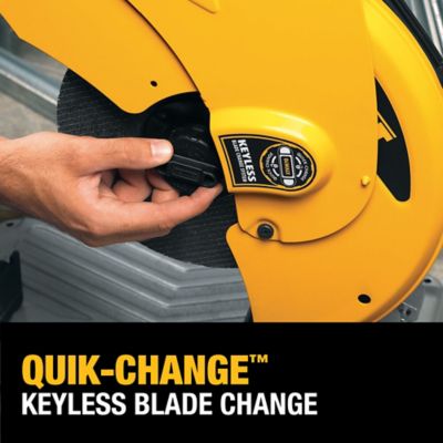 Image showing  15A 14 in. Chop Saw, Quik-Change Keyless Blade Change System