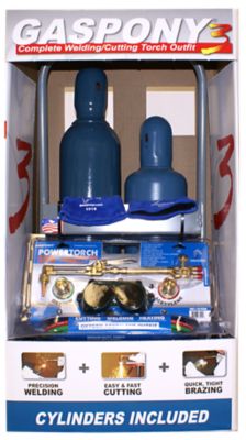 Image showing  Gaspony 3 Complete Torch Outfit with Cylinder