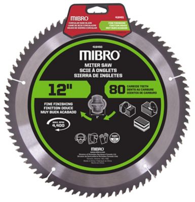 Image showing  12 in. 80-Tooth Circular Miter Saw Blade, C2 Carbide