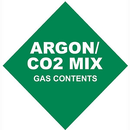 Thoroughbred #6 Size Argon CO2 Gas Contents, 390 cu. ft., Contents Only