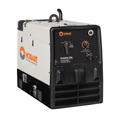 Hobart 40-225A Champion Elite DC Engine Driven Welder, 2,400 RPM Idle Speed, 3,600 RPM Weld Speed, 9,500W Continuous Power