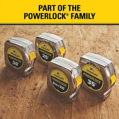 Image showing 6 th Stanley 25 ft. Powerlock Tape Measure
