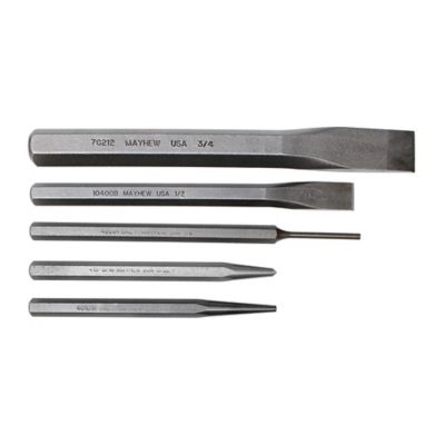 Image showing  Assorted Punch and Cold Chisel Set, 5 pc.
