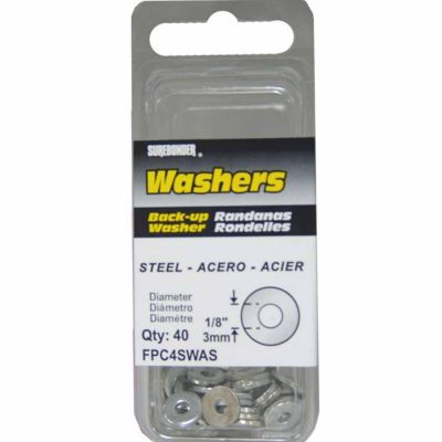 Image showing  1/8 in. Steel Washers, 20-Pack