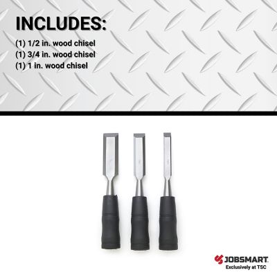 Image showing  Assorted Wood Chisel Set, 3 pc.