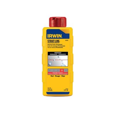 Irwin STRAIT-LINE 100 Ft. Classic Chalk Line Reel and Chalk, Red - Dazey's  Supply