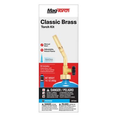 Image showing  14.1 oz. Classic Brass Propane Torch Kit
