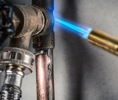 Image showing  14.1 oz. Classic Brass Propane Torch Kit