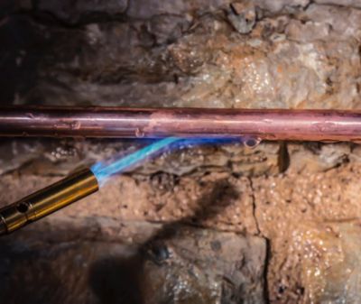 Image showing 5 th Mag-Torch 14.1 oz. Classic Brass Propane Torch Kit