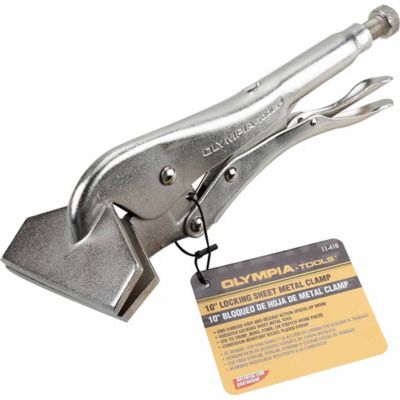 Olympia Tools 10 in. Locking Sheet Metal C-Clamp