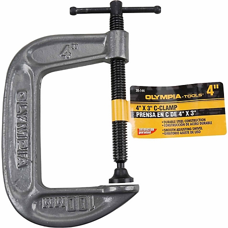 Olympia Tools 4 in. C-Clamp, 38-144