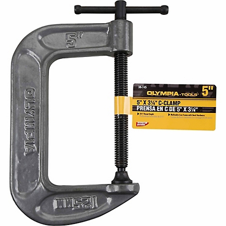 Olympia Tools 5 in. C-Clamp, 38-145
