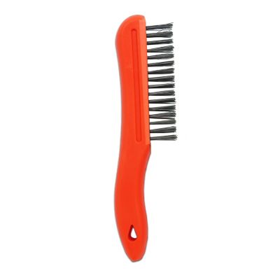 Hobart 9 in. Stainless Steel Wire Brush with Shoe Handle