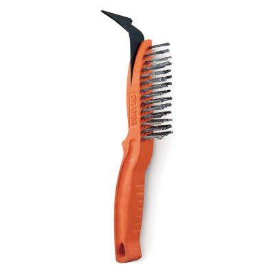 Hobart 11.75 in. Stainless Steel Wire Brush with Scraper